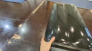 Пластиковая броня для лодки. Новейшая полимерная защита. Нанесение жесткой защиты на надувной пуф.