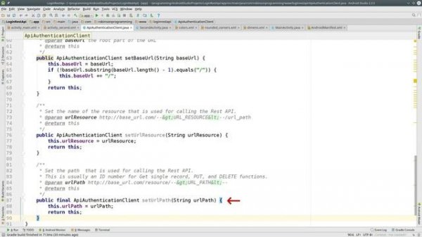Android Studio - REST API Basic Authentication