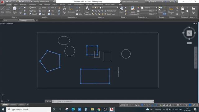 How to Select AutoCAD- Selection,Crossing W,Lasso,Crossing Lasso, Fence, WPolygon,CPolygon-V5(HINDI смотреть онлайн