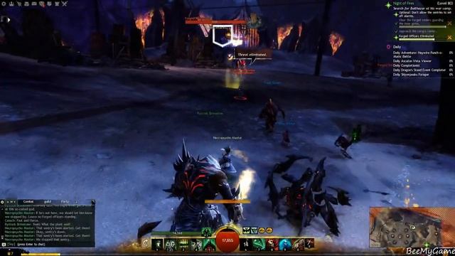 GUILD WARS 2 PATH OF FIRE Gameplay Walkthrough | CHAPTER 3 NIGHT OF FIRES Main Story смотреть онлайн