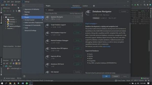Java Postgres connection video one