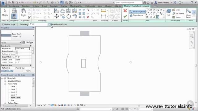 Revit Architecture 2017 tutorial (Advanced Design) #3 - Sketching Roofs смотреть онлайн