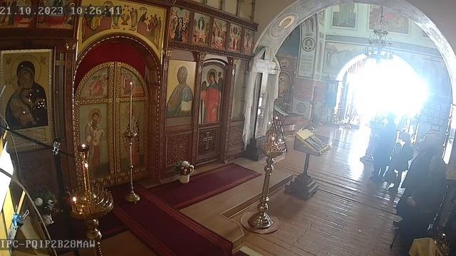 Прп. Трифона, архим. Вятского. Божественная Литургия. Панихида. смотреть онлайн