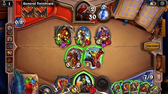 Book of Mercenaries - Rokara vs General Twinbraid [Hearthstone] смотреть онлайн