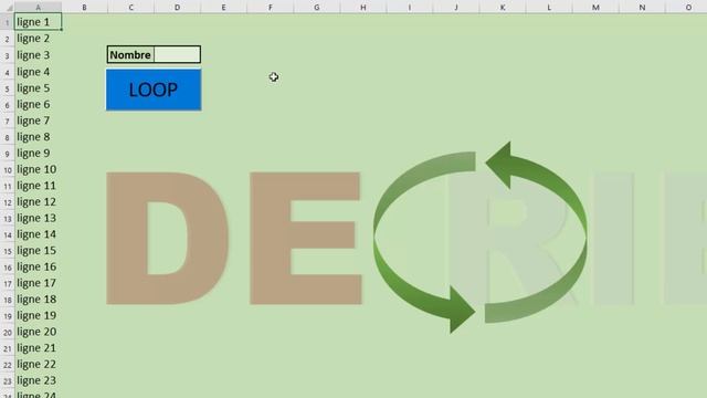 Débuter avec Excel VBA les boucles | Tutoriel Excel - DE RIEN смотреть онлайн