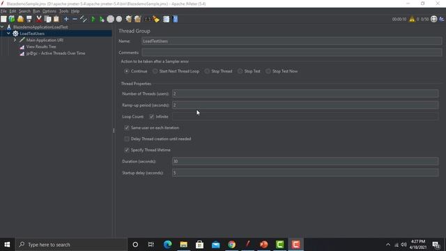 JMeter Performance Testing Tutorial 7 - Detail understanding of thread group with real-time example смотреть онлайн