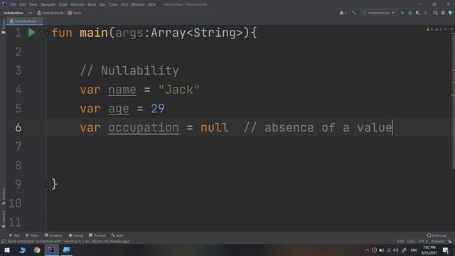 The Complete Kotlin Course #36- Nullability - Kotlin Tutorials for Beginners смотреть онлайн