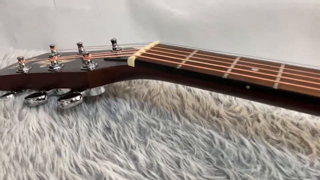 1990's made Yamaha APX-4AThinline Acoustic Electric Guitar Red Sunburst finish смотреть онлайн