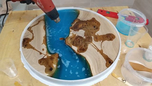 Классический стол - река из дерева и эпоксидной смолы, своими руками смотреть онлайн