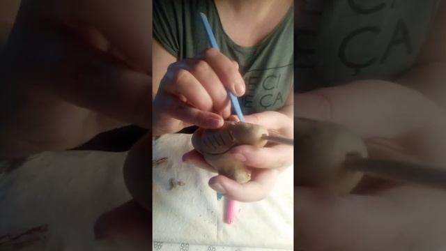 Лепим птичку - свисток из глины. Котинга. Детский онлайн марафон. Часть 2 смотреть онлайн