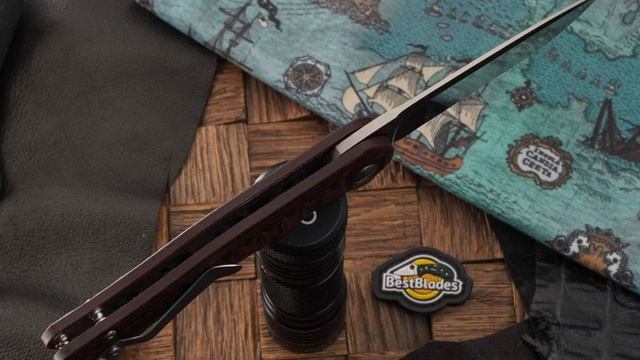 Складной нож Kizer Knives Dukes сталь N690, черно-красная G-10 смотреть онлайн