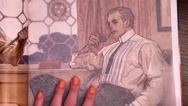 ASMR Tracing Leyendecker Artwork (pencil, crinkles) смотреть онлайн