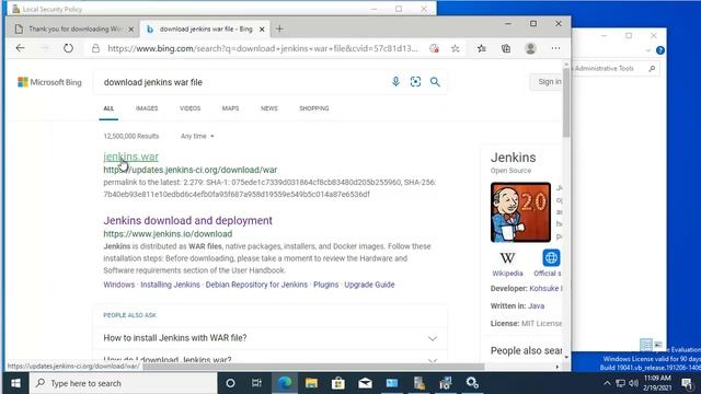 Install Jenkins on Windows 10 смотреть онлайн