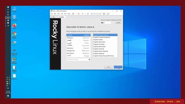 RockyLinux Tutorial - How To Install RockyLinux 8.5 On Vmware Workstation 16 смотреть онлайн