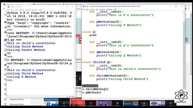 Python Sinhala By ChamiViews Part 55 - OOP - Part - 5 - Class Inheritance - Part - 2 смотреть онлайн