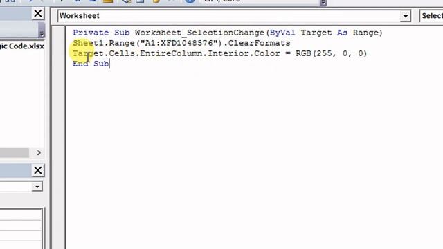 How To Highlight Column And Row Of Active Cell In Excel VBA Hindi смотреть онлайн