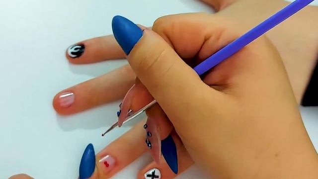 Повторяем ногти ЕГОРА КРИДА. Как сделать маникюр как у Егора Крида???? смотреть онлайн