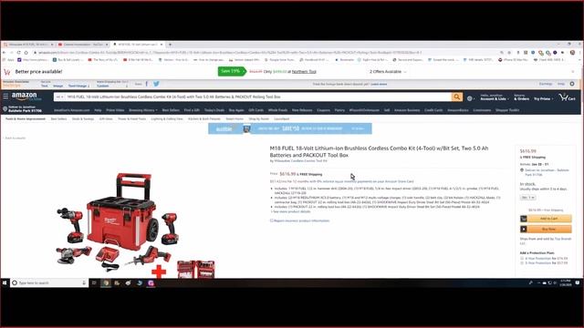 Milwaukee  FUEL CELL $399 Four Tools Pack Out And Two 5.0AH Batteries At Home Depot