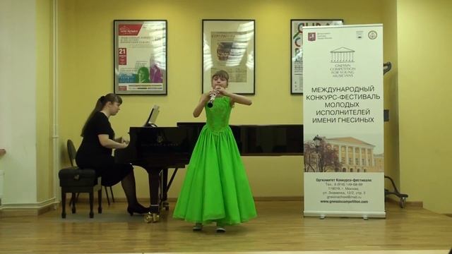 Шишкова Алиса 11 лет гобой Грецкий "Русский танец" смотреть онлайн