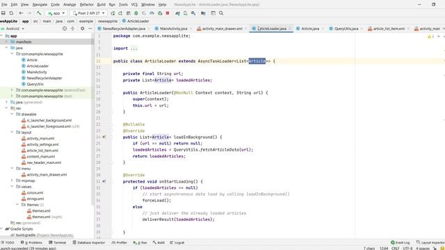 Creating Android News App with Guardian API - Arabic (4) смотреть онлайн