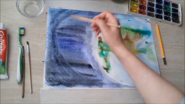 Рисуем планету Земля. смотреть онлайн