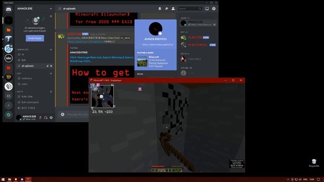 #AI# How to get custom minecraft Discord RPC 2020 !#/. смотреть онлайн