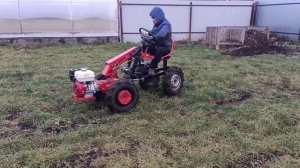 Минитрактор из мотоблока МТЗ своими руками?