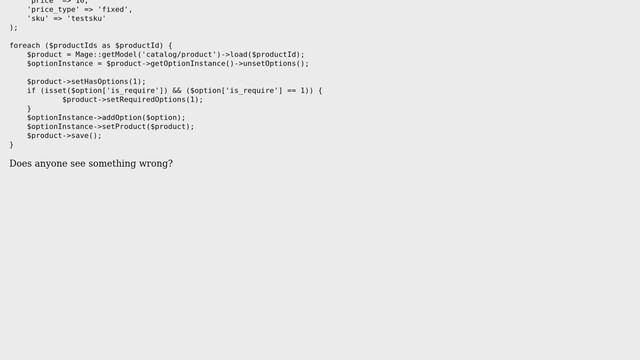 Uncaught exception 'Mage_Core_Exception' with message 'Select type options required values rows.' смотреть онлайн