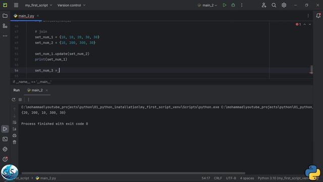part 3/2: Python data structure (tuple, set, and dictionary) смотреть онлайн