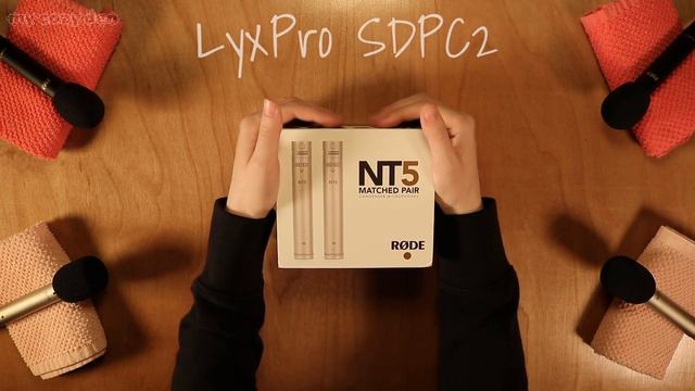 ASMR [ no talking 🤫 ]🎙 LyxPro SDPC2 vs RØDE NT5 🎙 minimal audio processing microphone comparison смотреть онлайн