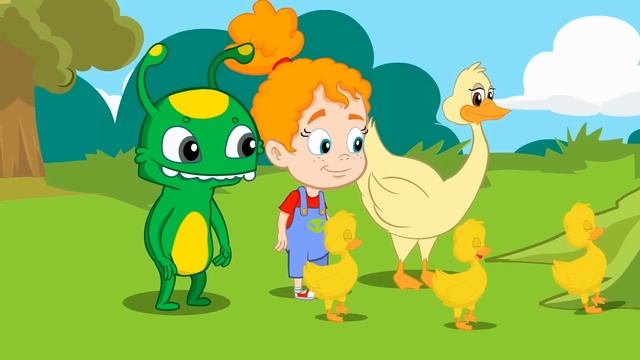 Groovy le martien chante Famille de doigts : Chansons pour enfants смотреть онлайн