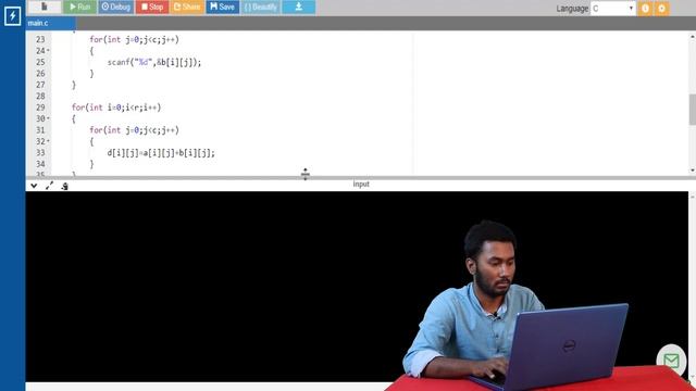 Matrix addition in C | Matrix transpose in C | AnyBody Can Code | #20 смотреть онлайн