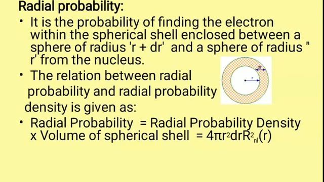Radial wave function, radial probability, radial probability distribution graph смотреть онлайн