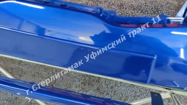 Бампер KIA RIO 11 SDN WGM Blue sapfir передний с отверст под ПТФ смотреть онлайн