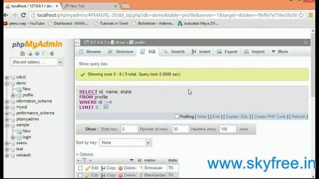 MYSQL Tutorials in Tamil 12 Basic Data Filtering and WHERE смотреть онлайн