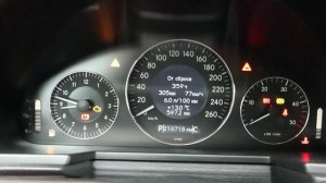 Расход топлива Mercedes w211 2.1 дизель ТРАССА Fuel consumption Mercedes  engine 2.1 diesel highway
