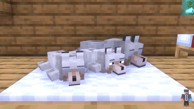 Ocelot & Wolf Life II - Minecraft Animation смотреть онлайн