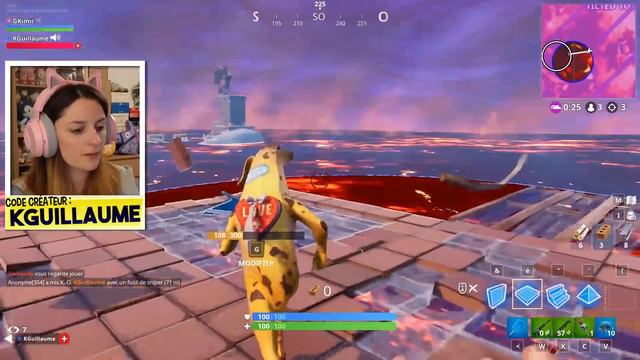 ON TESTE LE MODE FLOOR IS LAVA DE FORTNITE ! | FORTNITE DUO LE SOL EST EN LAVE смотреть онлайн