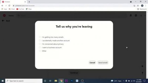 How to Delete Pinterest Account Permanently in Laptop l Pinterest.com 2021
