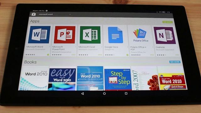 Amazon Fire HD10 - How to Get Microsoft Word, Excel & Powerpoint смотреть онлайн