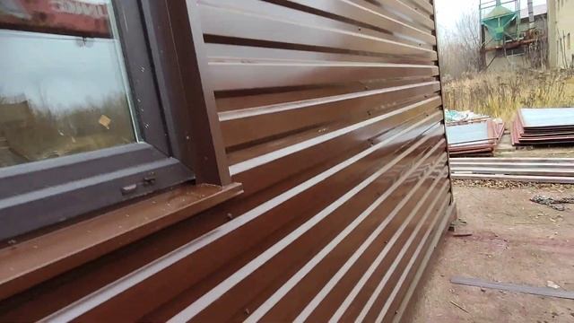 Бытовка дачная вагончик блок контейнер 2.40х7х2.40м с утеплением 100мм в цвете шо смотреть онлайн