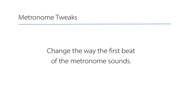 Using Your Metronome - Part 4 - Metronome Tweaks смотреть онлайн