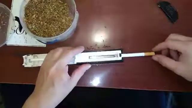 Как проще и быстрее забивать самодельные сигареты покупным табаком на развес