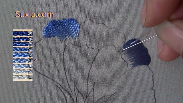 How To Embroider Cosmos Flower |Hand embroidery「蘇州刺繡•格桑花」 смотреть онлайн