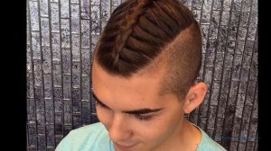 Мужские прически с плетением