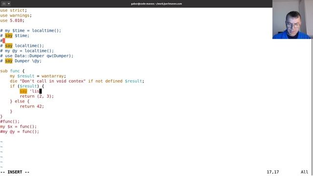 Context in Perl: Using wantarray, want, and howmany смотреть онлайн