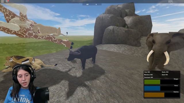 ROBLOX WILD SAVANNAH TESTING A BUFFALO! Where is the Respect for the Giraffes? Bad Lions! смотреть онлайн