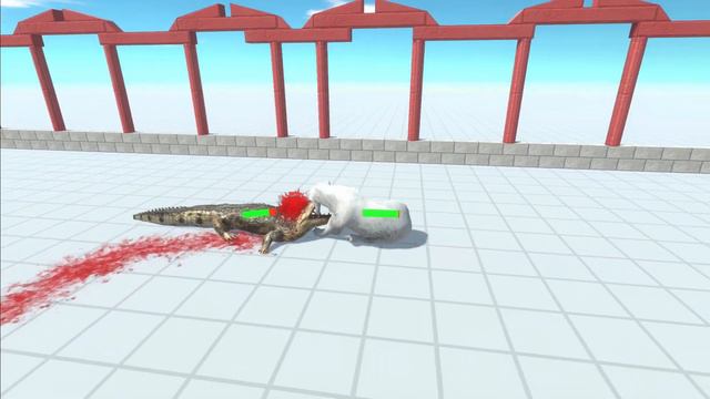 New Update! Reskinned Saltwater Crocodile Vs Every Unit ARBS |Animal Revolt Battle Simulator