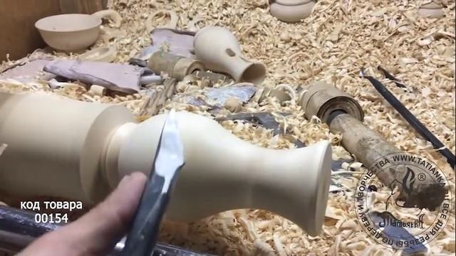 Токарные работы по дереву в России, Резьба по дереву - Wood turning in Russia, wood Carving смотреть онлайн