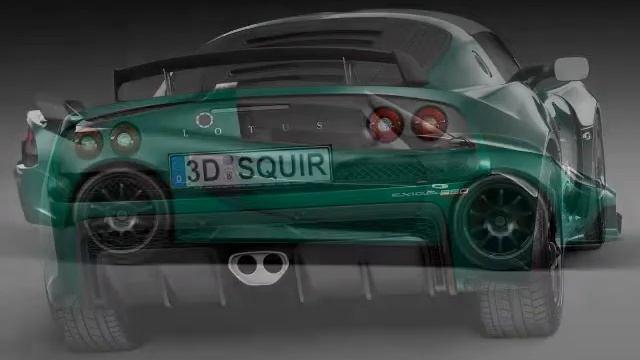 3D Model Lotus Exige Sport 350 2016 at 3DExport.com смотреть онлайн